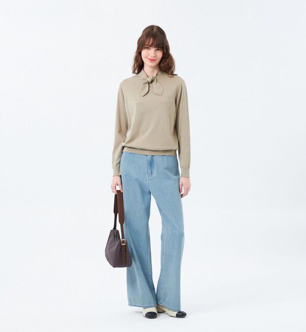 MACKINTOSH PHILOSOPHY「リボンタイロングスリーブニット」|ニット・セーター|