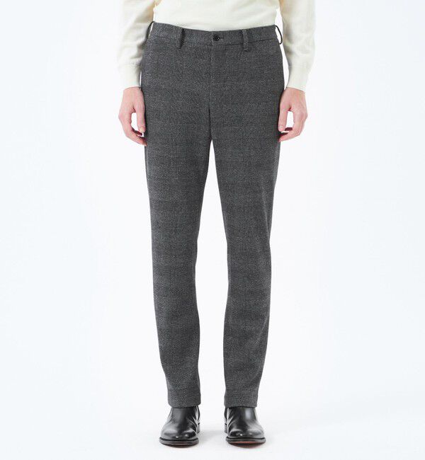 MACKINTOSH PHILOSOPHY「テーラードジャージー パンツ グレンチェック/千鳥」|スラックス|