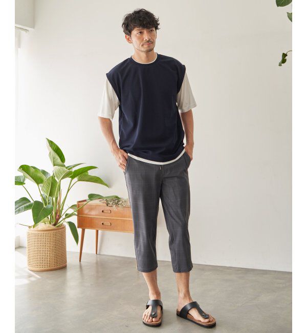 ikka「【接触冷感／吸水速乾】マルチファンクションベストT【親子おそろい】」|Tシャツ・カットソー|