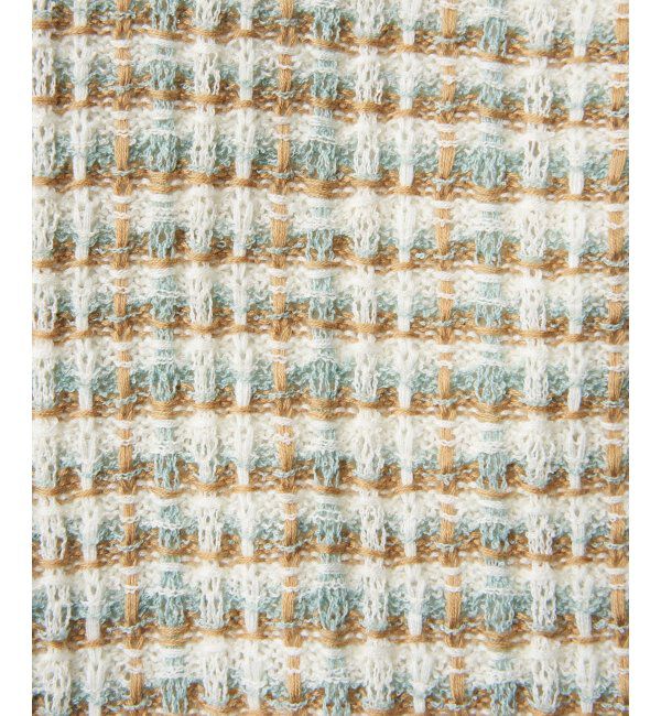 ikka「【2点セット】ブークレMIXニットベストアンサンブル」|ニット・セーター|