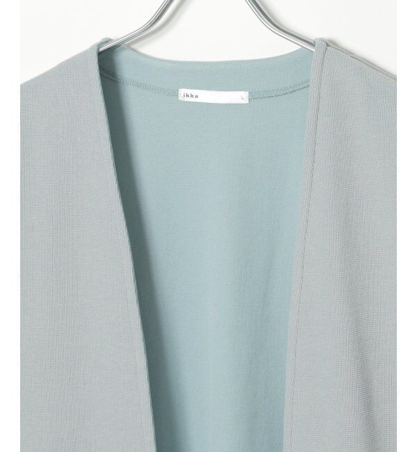 ikka「ダブルフェイスDRYカノコカーディガン」|カーディガン|