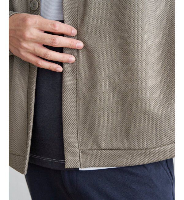 ikka「パイナップルワンボタンカーデ」|カーディガン|