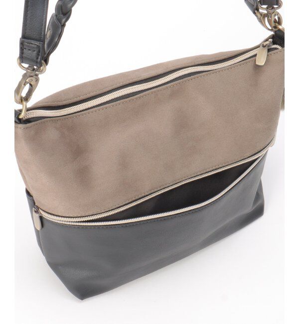 ikka「バイカラー2WAYジップショルダーバッグ」|その他|