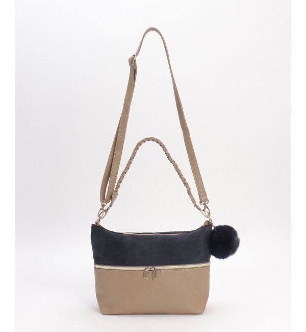 ikka「バイカラー2WAYジップショルダーバッグ」|その他|