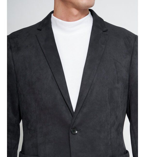 IKKA LOUNGE「GOKUラクワークスエードライクJKT」|テーラードジャケット|