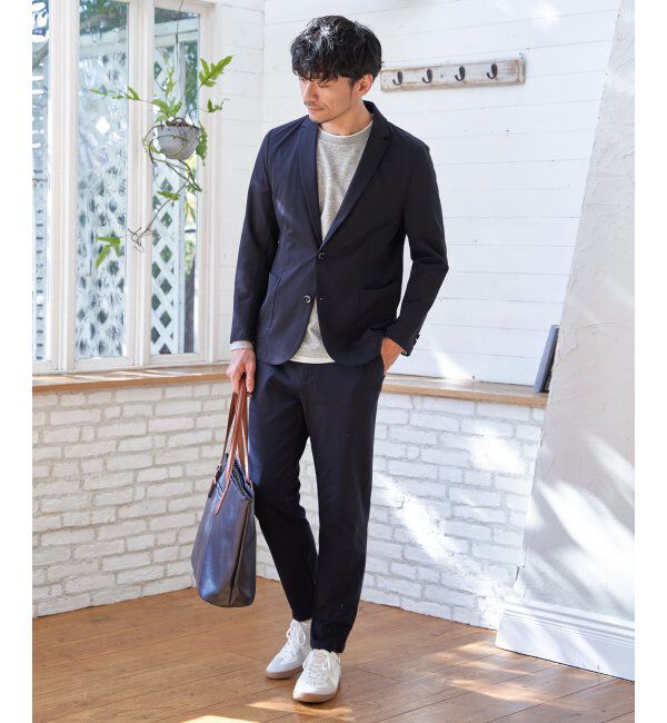 IKKA LOUNGE「【雑誌MonoMax4月号掲載】GOKU楽ワークポンチジャケット「小泉孝太郎さん着用モデル」」|テーラードジャケット|