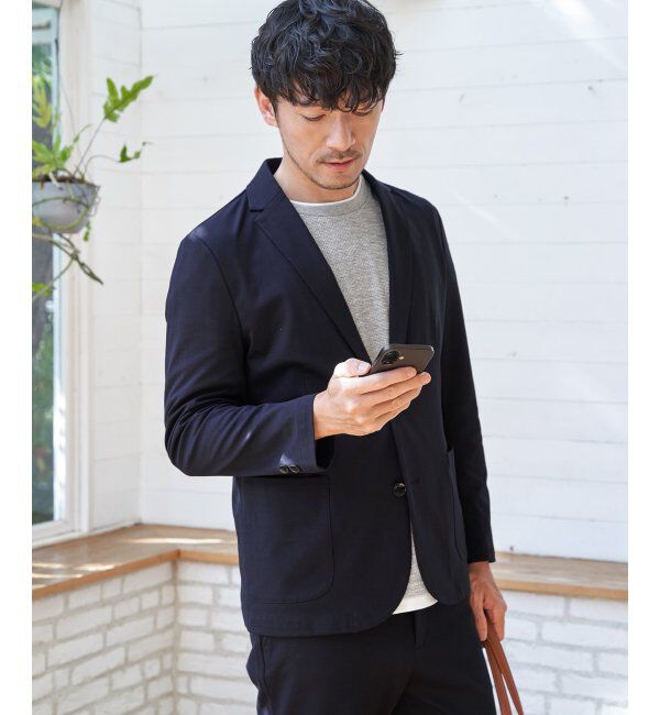 IKKA LOUNGE「【雑誌MonoMax4月号掲載】GOKU楽ワークポンチジャケット「小泉孝太郎さん着用モデル」」|テーラードジャケット|