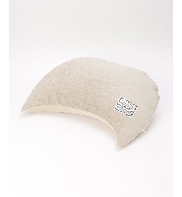 Lbc with Life「シェニールビーズバナナクッション」|クッション・クッションカバー|ベージュ