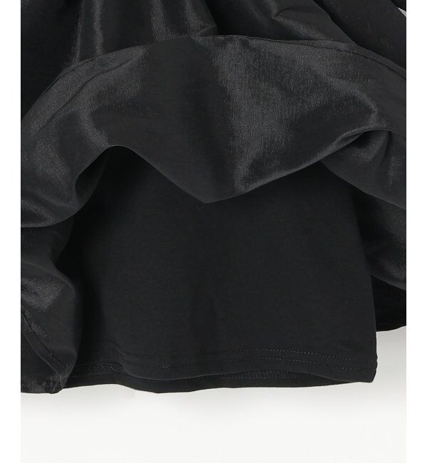 VENCE share style「天竺ナイロンドッキングフリルTシャツ」|Tシャツ・カットソー|