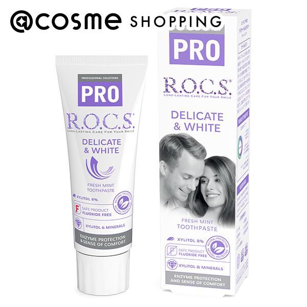  「R.O.C.S. ロックスPRO デリケート&ホワイト フレッシュミント フレッシュミント (94g)」|オーラルケア|その他