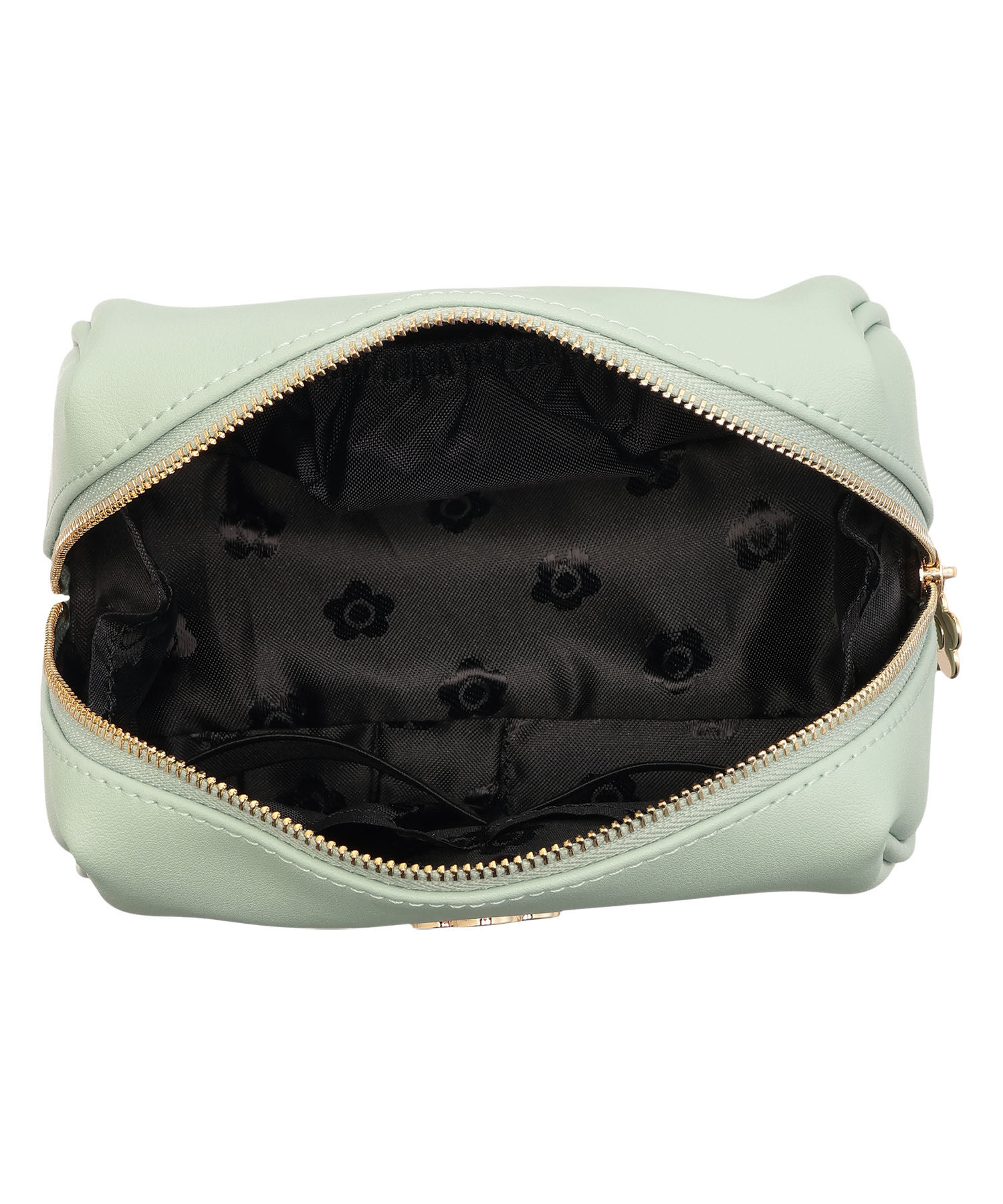 MARY QUANT「アウトラインメタルデイジー オーバルポーチ」|ポーチ|