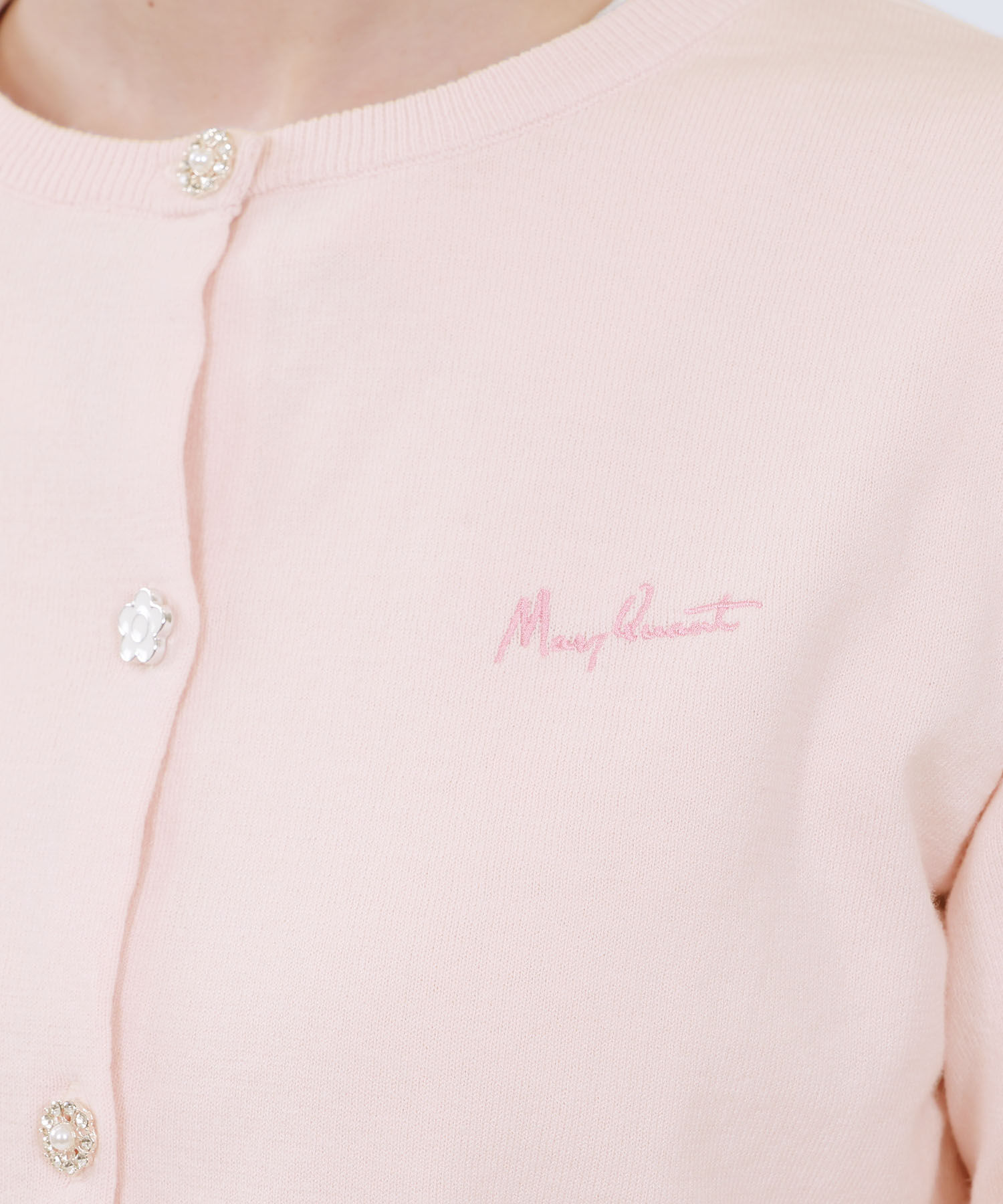 MARY QUANT「ビジューボタン カーディガン」|カーディガン|