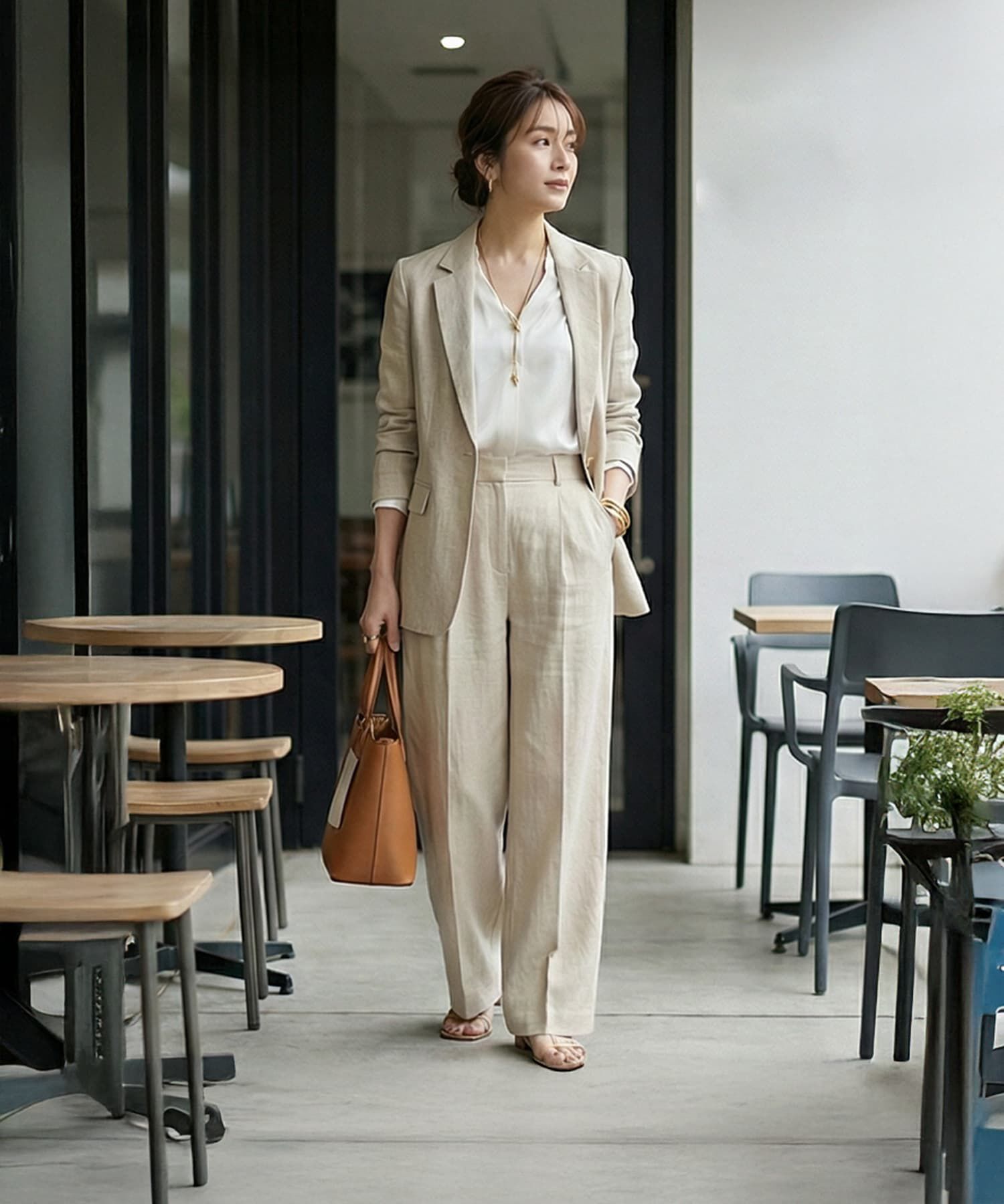 STYLE DELI「【DELI by】ノットラインY字ステンレスネックレス」|ネックレス|