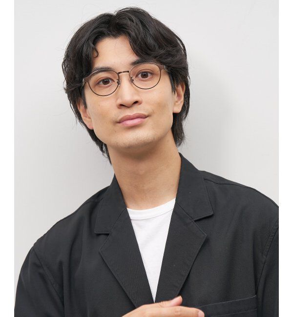  「ボストン型 メガネ 大人可愛い オフィスカジュアル /TRAD PATTERNS  レンズ交換券付」|メガネ|