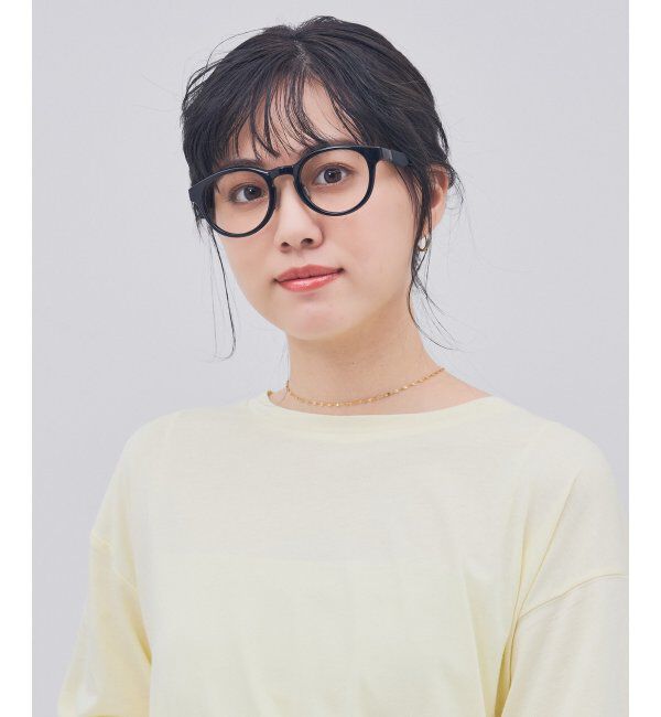  「ボストン型 メガネ【SNAP GRIP搭載】 スポーツ 運動用｜ズレ落ち防止｜伊達メガネ  レンズ交換券付」|メガネ|