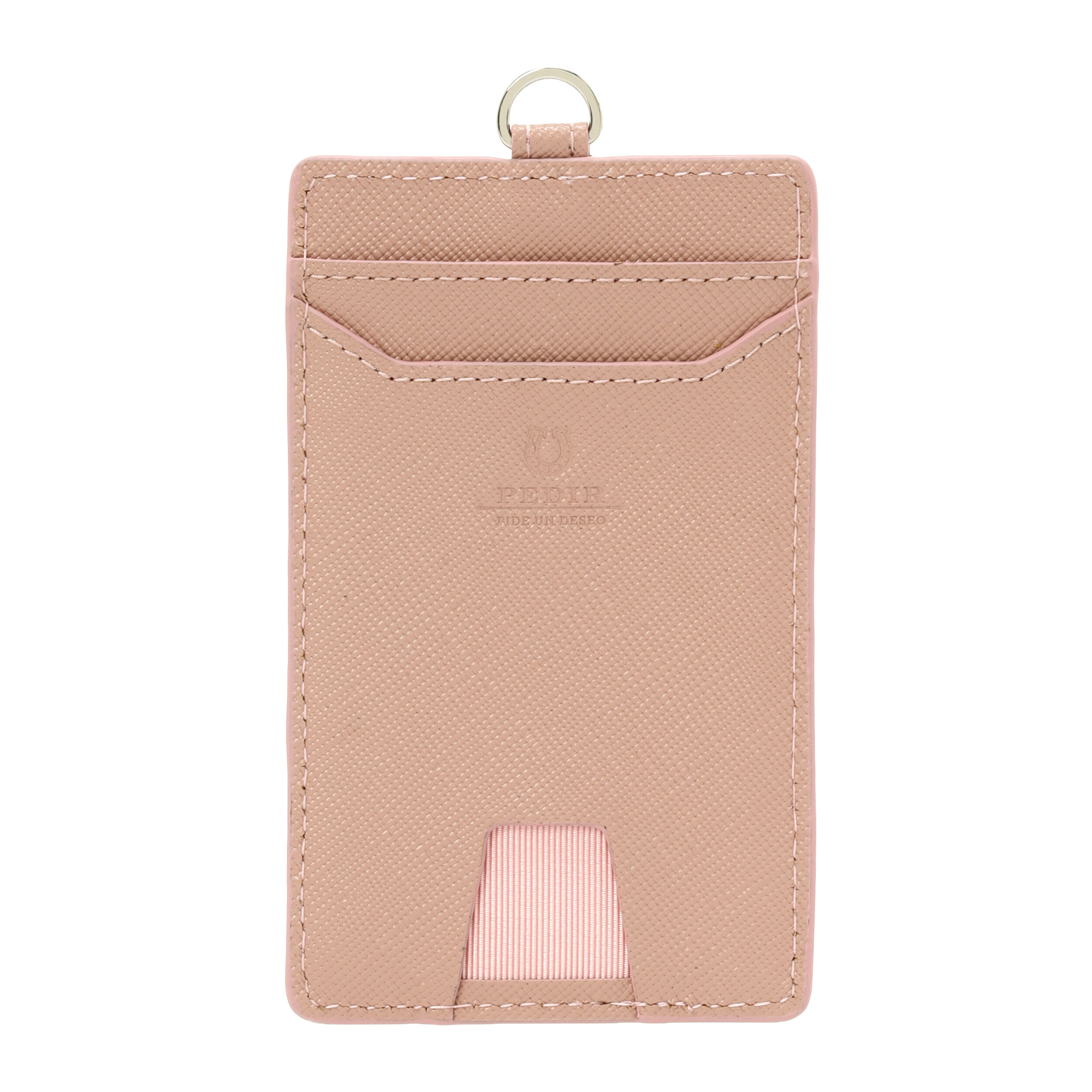 PEDIR「PEDIR(ペディール) リール付シングルパスケース プリズム」|定期入れ|ﾀﾞｽﾃｨｰﾋﾟﾝｸ