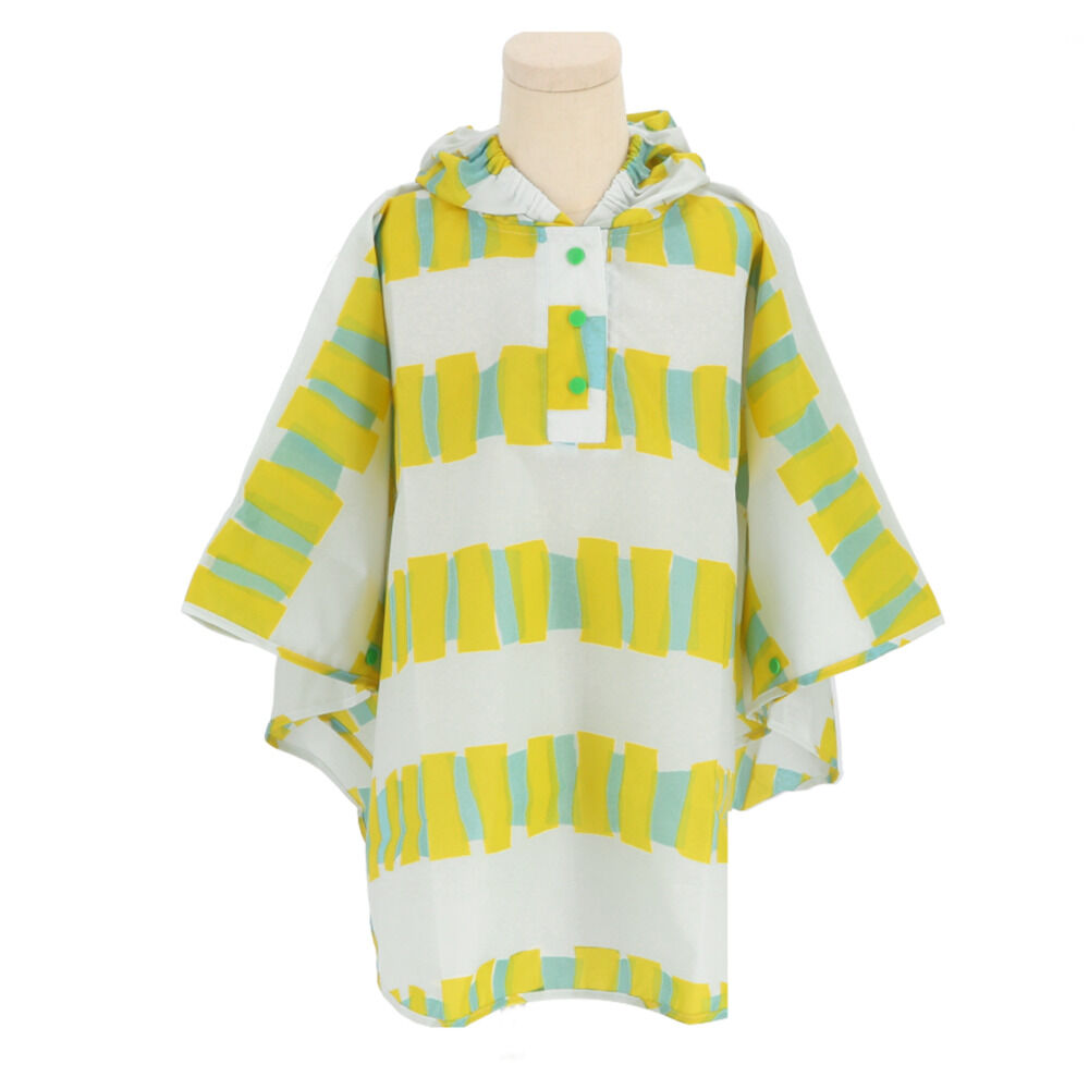 BACKYARD FAMILY「キッズ レイン コート ポンチョ 通販 レインポンチョ カッパ 雨具 サイズ S 80 90」|その他ベビー用品|イエロー4