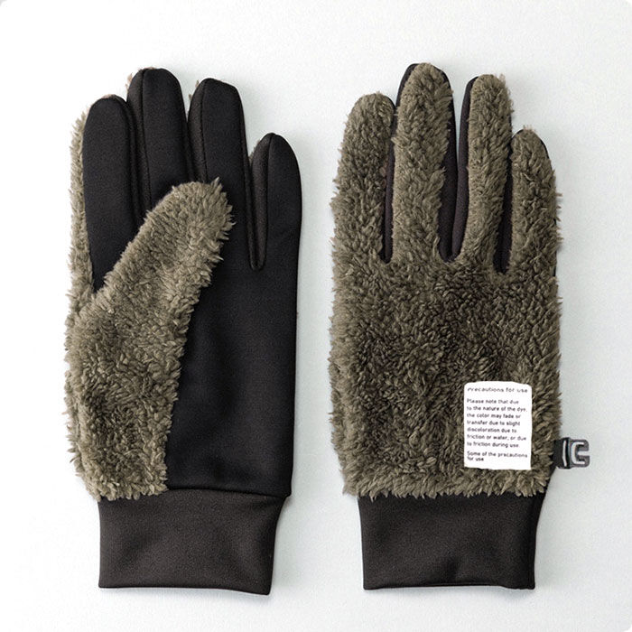 BACKYARD FAMILY「クロダ 手袋 メンズ 通販 グローブ 手ぶくろ 防寒 暖かい おしゃれ シンプル パイルコンビ」|手袋|