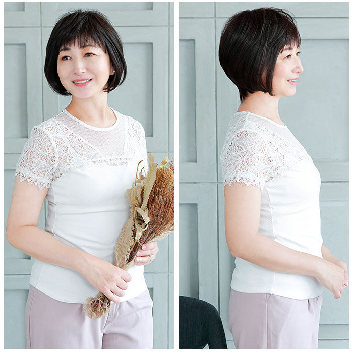 BACKYARD FAMILY「プリシラ ウィッグ A-667 PRISILA 通販 フルウィッグ 自然 かつら 女性 白髪隠し」|ヘアスタイリング|