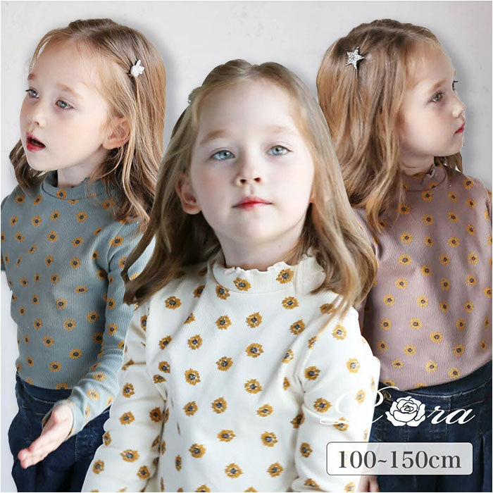 BACKYARD FAMILY「女の子 キッズ 長袖 Tシャツ 通販 ロンT 63042302 長袖Tシャツ カットソー リブ編み」|その他|