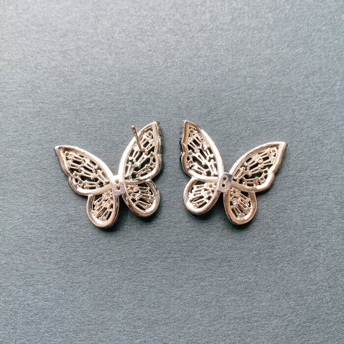 BACKYARD FAMILY「Just Married ピアス E-110 通販 スタッドピアス バタフライ 蝶々 レディース」|ピアス|