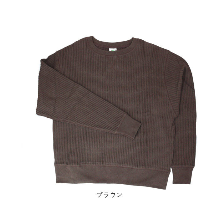 BACKYARD FAMILY「JEMORGAN ワッフル JD042-52S ジェーイーモーガン 通販 長袖Tシャツ ロンT」|Tシャツ・カットソー|