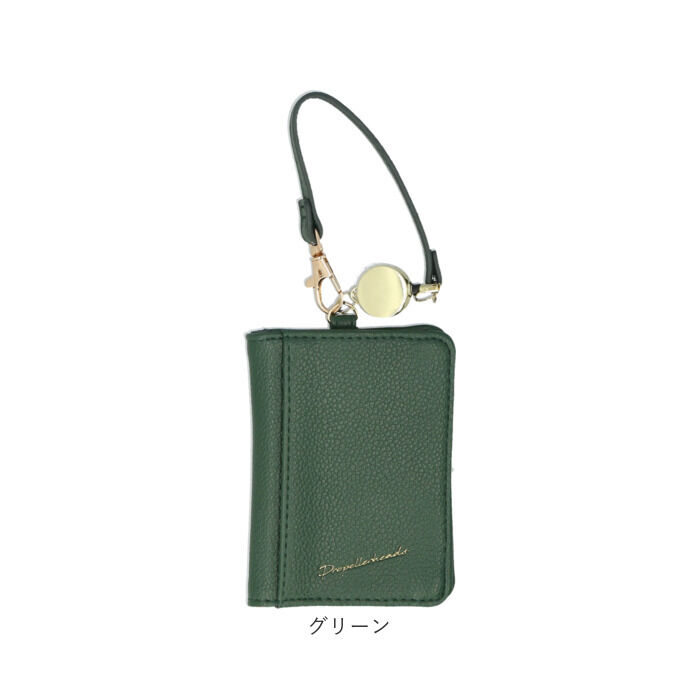 BACKYARD FAMILY「二つ折りパスケース 通販 定期入れ パスケース リール付き icカード ケース 2つ折りパスケース」|定期入れ|