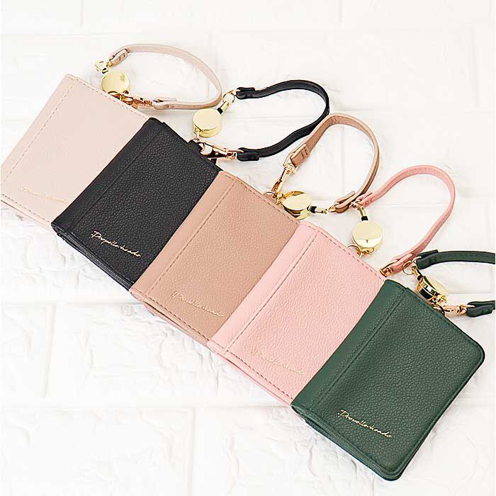 BACKYARD FAMILY「二つ折りパスケース 通販 定期入れ パスケース リール付き icカード ケース 2つ折りパスケース」|定期入れ|