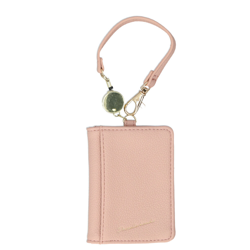 BACKYARD FAMILY「二つ折りパスケース 通販 定期入れ パスケース リール付き icカード ケース 2つ折りパスケース」|定期入れ|ピンク1