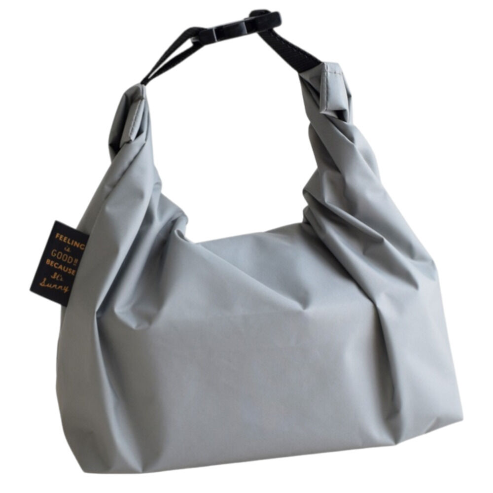 BACKYARD FAMILY「ランチバッグ 保冷 マチ 広い 通販 日本製 FIG 弁当袋 お弁当入れ お弁当袋 撥水 軽量」|食器・キッチングッズ|グレー1