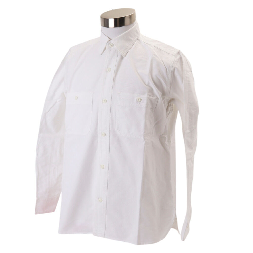 BACKYARD FAMILY「ヒューストン 通販 HOUSTON オックスフォードシャツ 長袖シャツ 長袖 カジュアルシャツ」|その他|ホワイト1