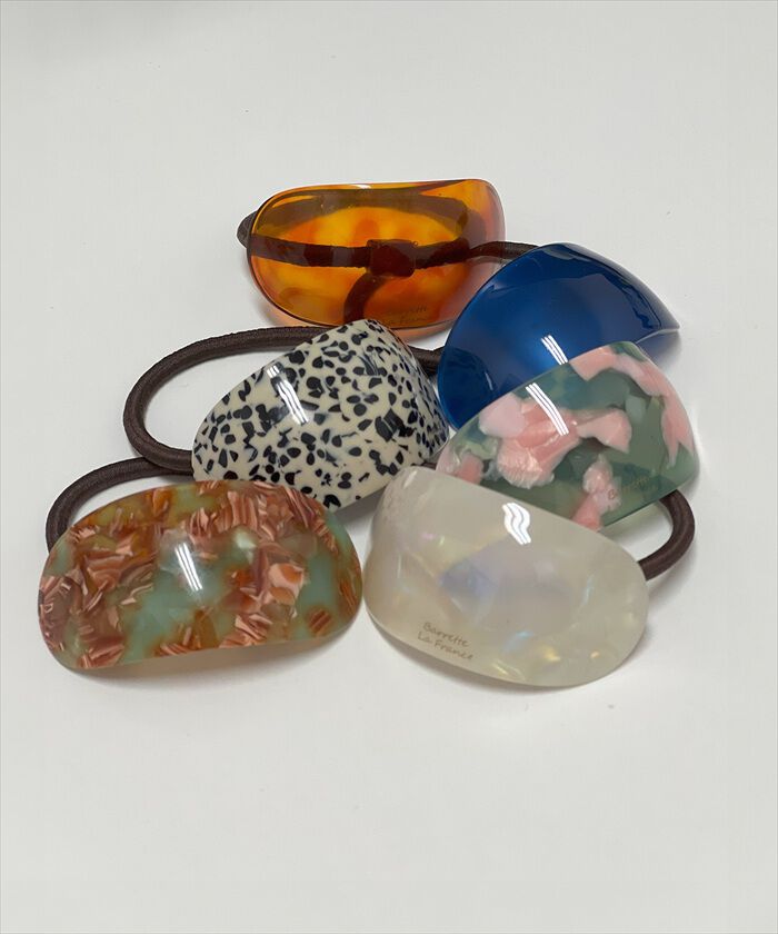 BACKYARD FAMILY「Diamond Hearts ヘアゴム カーブ 通販 髪どめ 髪留め 髪ゴム 髪飾り」|ヘアゴム・シュシュ|