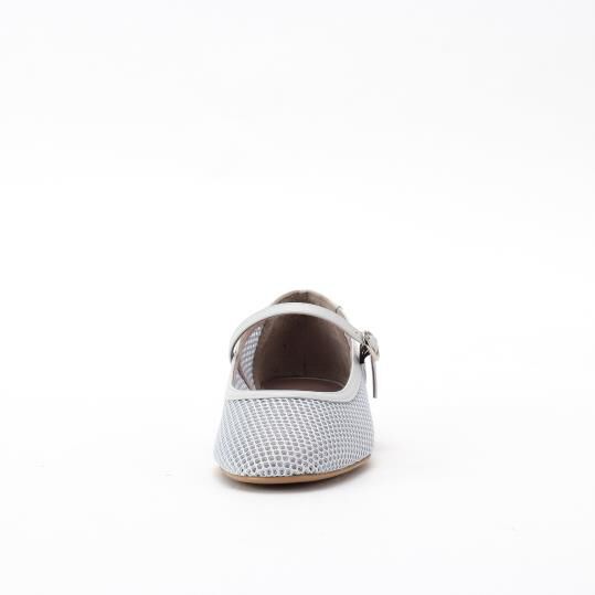 銀座かねまつ「AP250271CFUSTELGY 【本革】シアーメッシュメリージェーン」|パンプス|