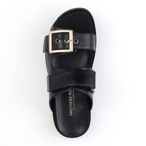 銀座かねまつ「【本革】【PREMIERE PORTE】バックル付きスライドサンダル」|スニーカー|