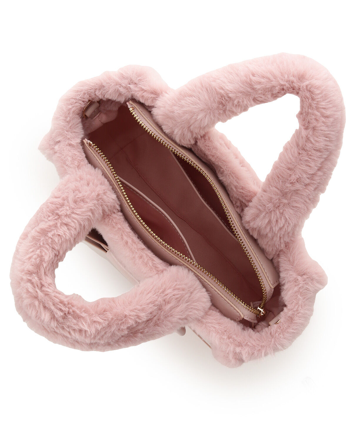 Samantha Thavasa「ワンポイントリボン ファーバッグ」|ハンドバッグ|