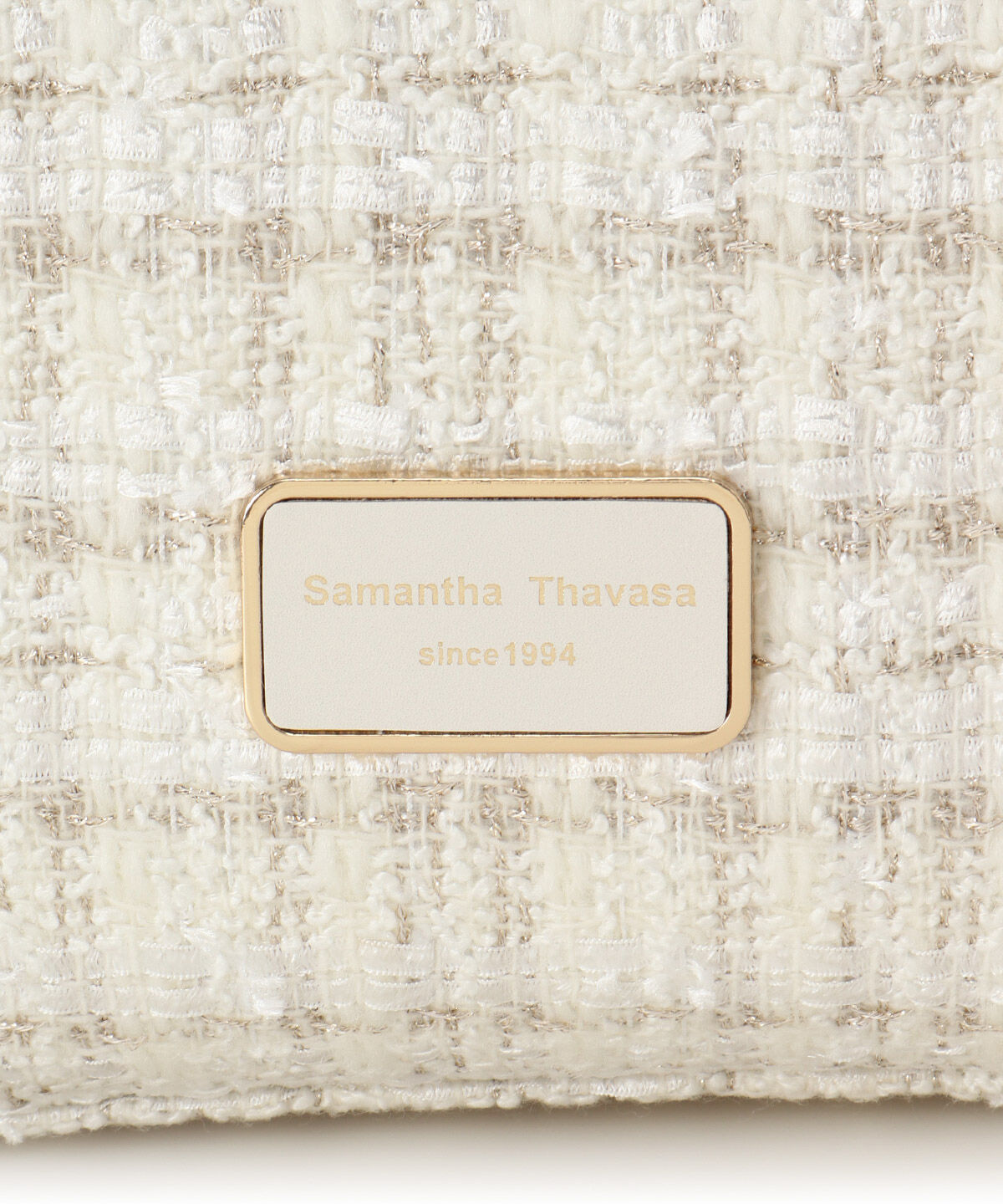 Samantha Thavasa「ファンシーツイード スクエアハンドバッグ」|ハンドバッグ|