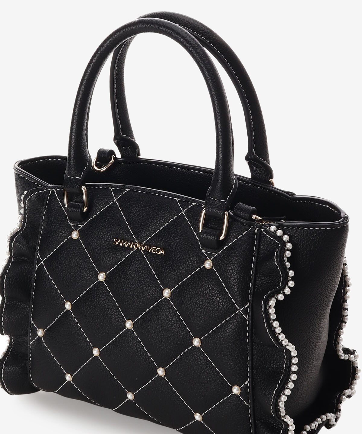 Samantha Vega「キルティングパールフラッター（ミニ）」|ショルダー・メッセンジャー|