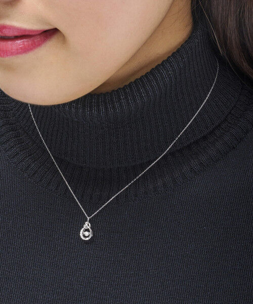 Samantha Tiara「K18 WG Infinity Love Knot スウィングルネックレス」|ネックレス|