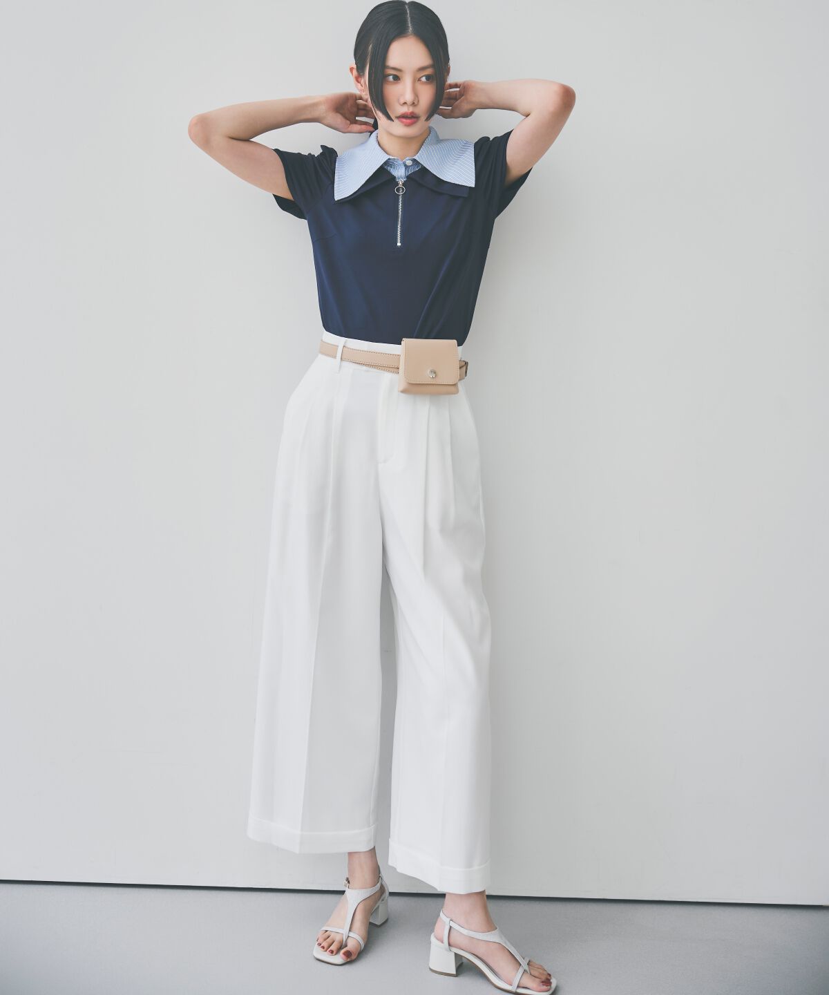 アンドクチュール「2タックワイドパンツ」|その他|