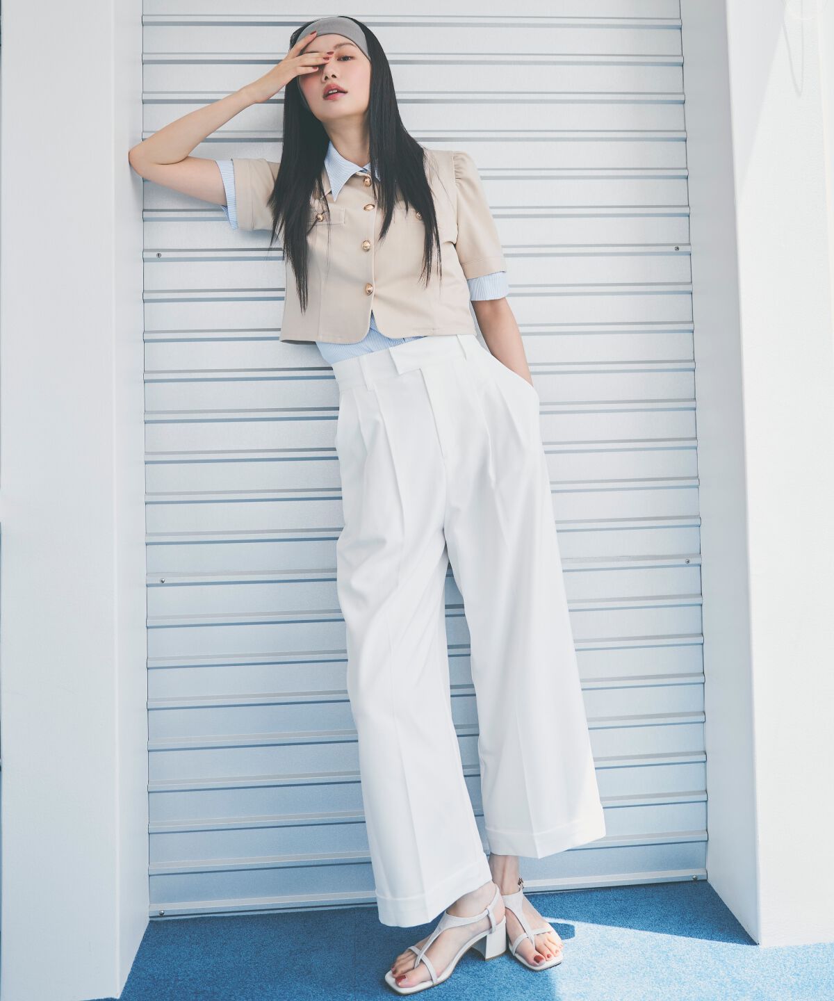 アンドクチュール「2タックワイドパンツ」|その他|