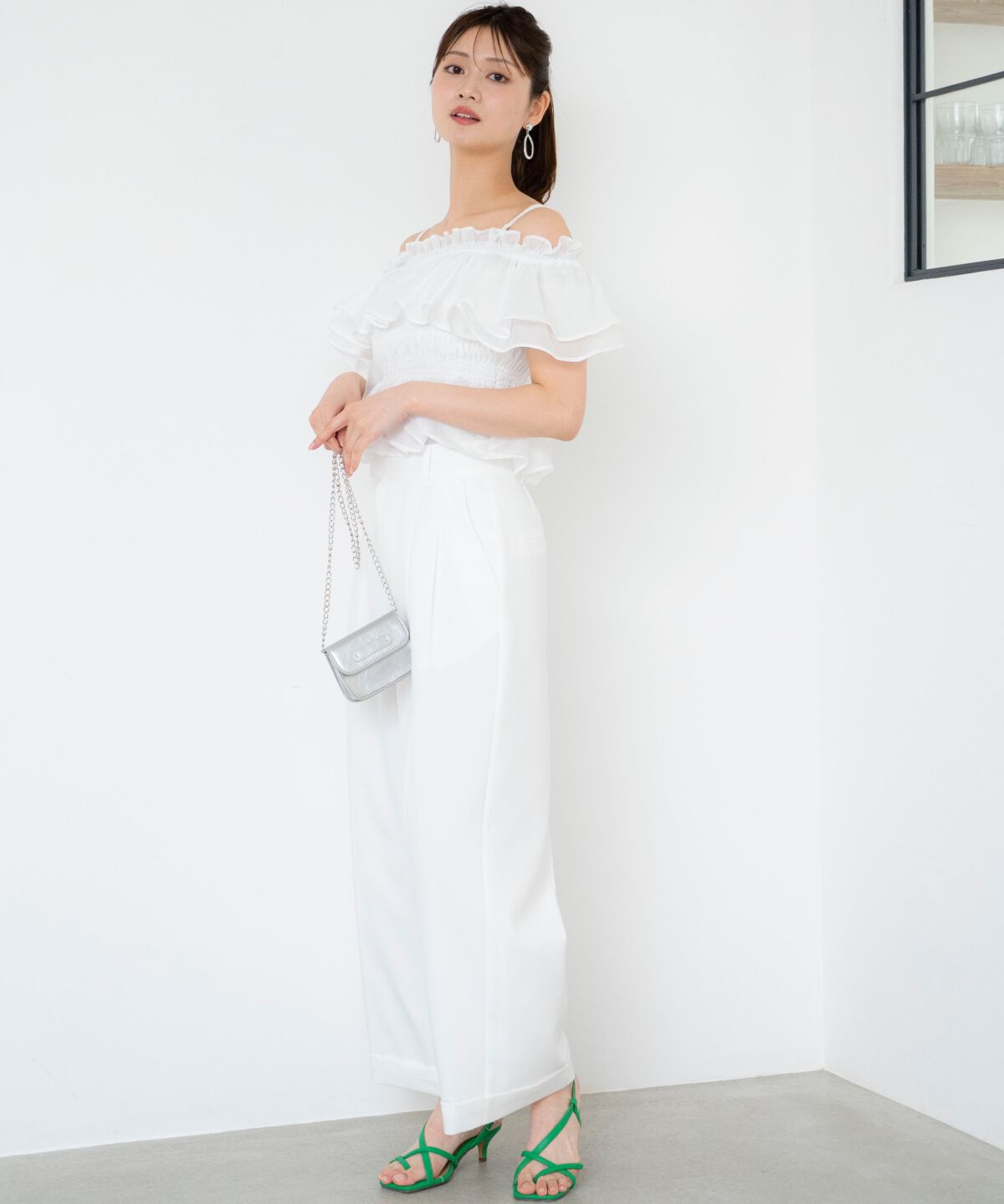 アンドクチュール「2タックワイドパンツ」|その他|