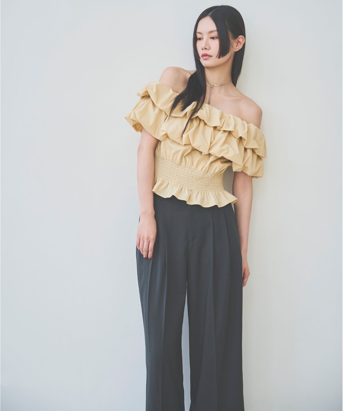 アンドクチュール「2タックワイドパンツ」|その他|