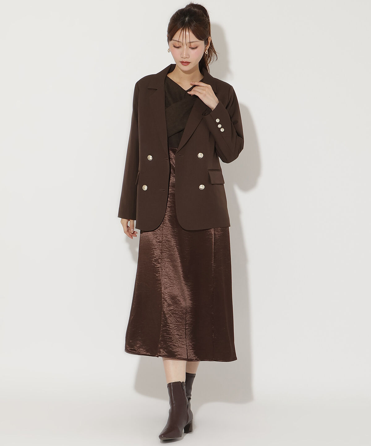 アンドクチュール「ダブルブレストテーラードジャケット」|テーラードジャケット|