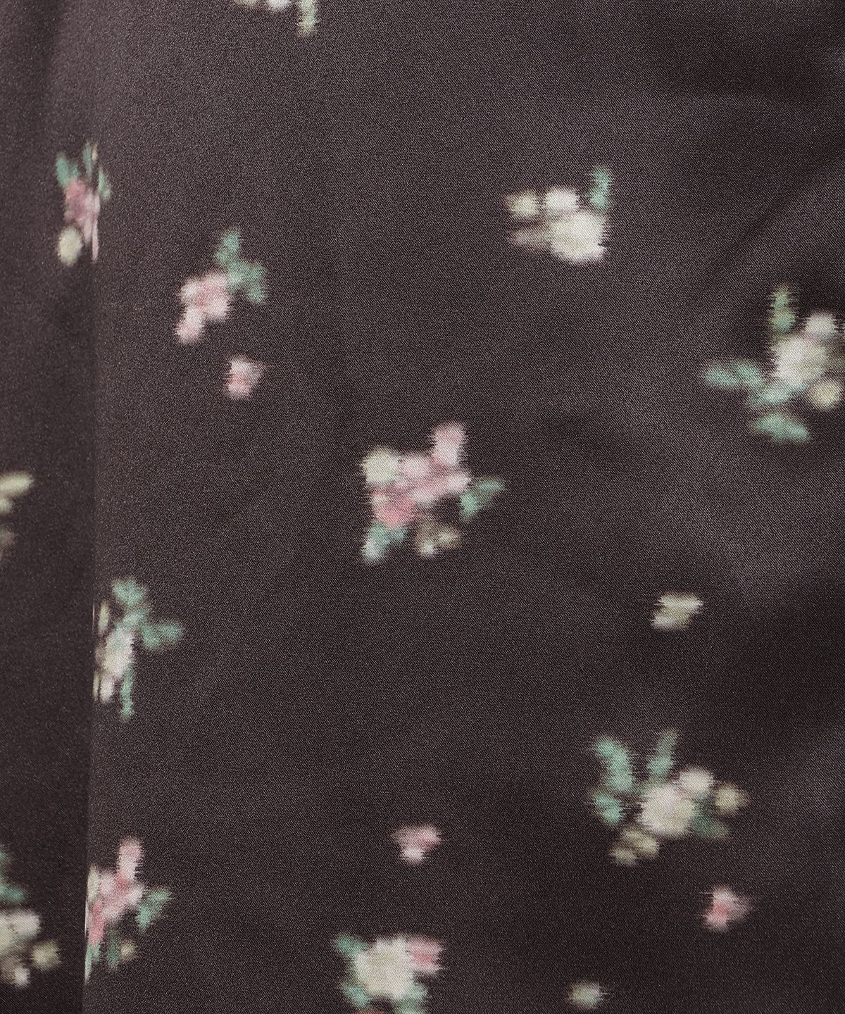 アンドクチュール「ブラーフラワープリントナロースカート」|タイト|