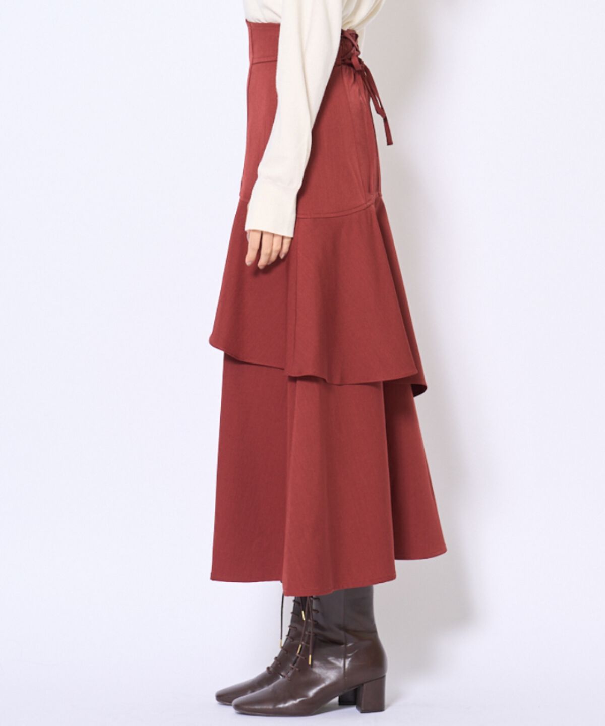 アンドクチュール「インナーミニティアードスカート」|フレア|