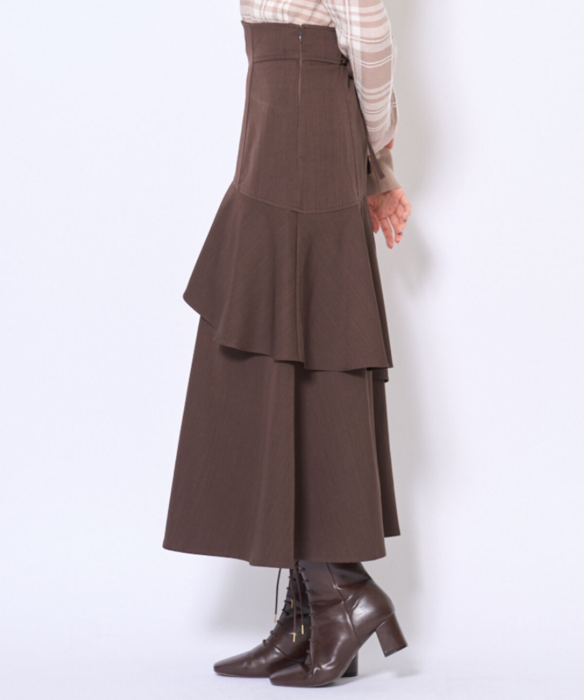 アンドクチュール「インナーミニティアードスカート」|フレア|