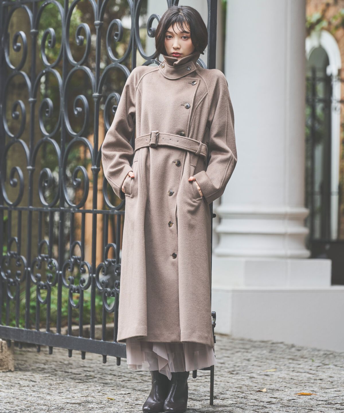 アンドクチュール「ウールビーバーロングコート」|その他|