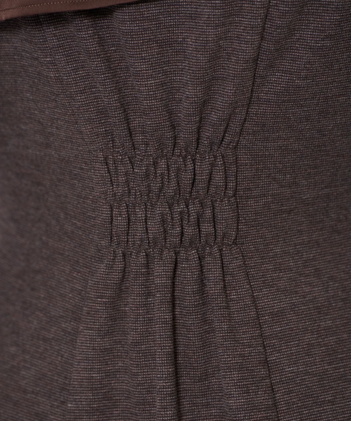 アンドクチュール「ショルダーリボンカットソーワンピース」|ワンピース|