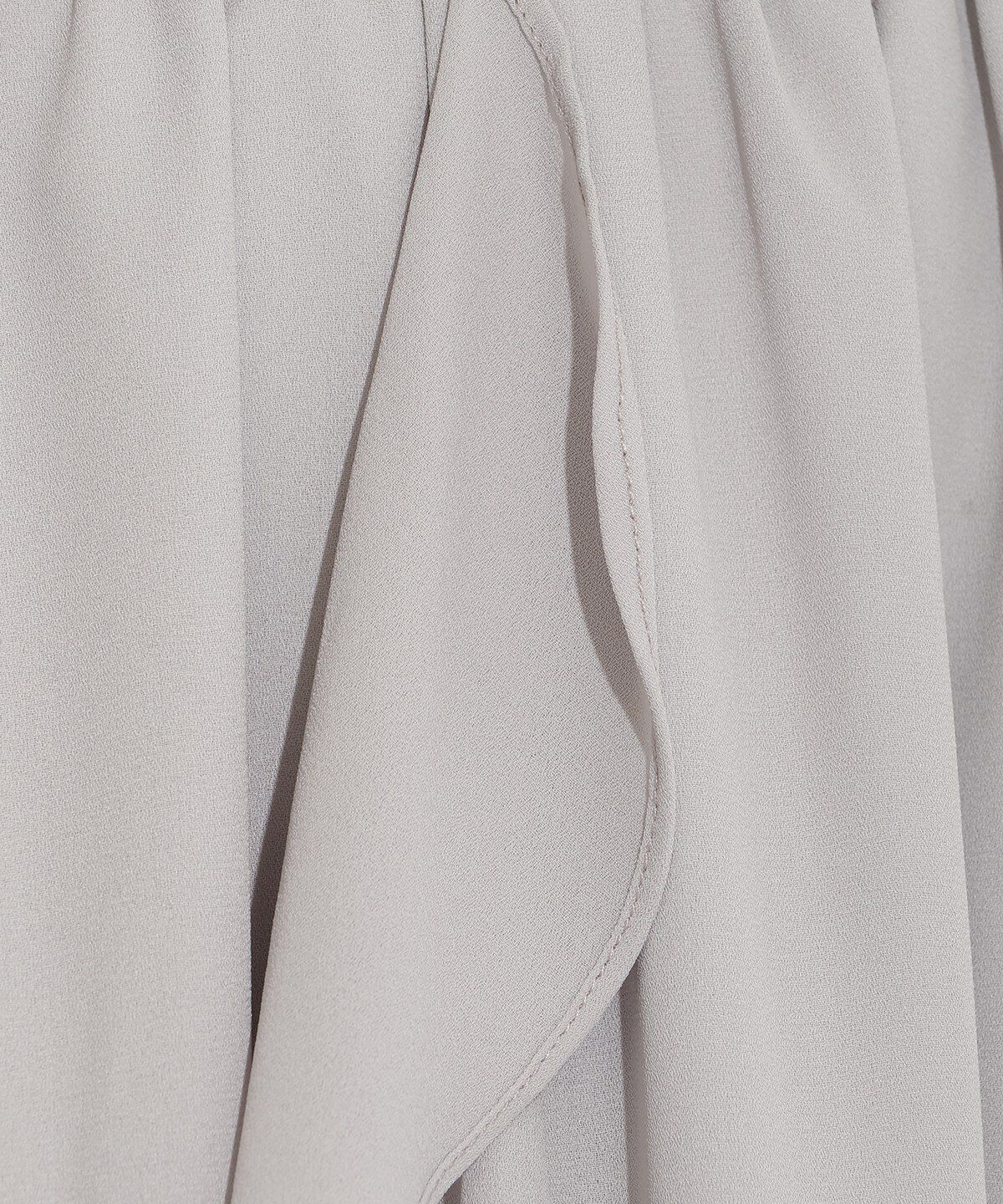 アンドクチュール「ラッフル切替フレアスカート」|フレア|