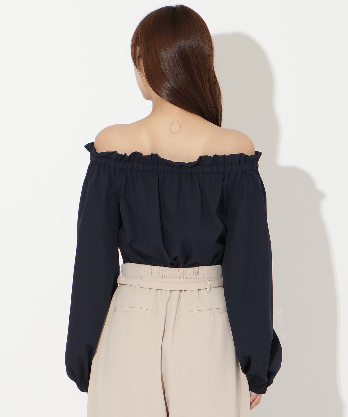 アンドクチュール「ドロストボウタイ2WAYブラウス」|シャツ・ブラウス|